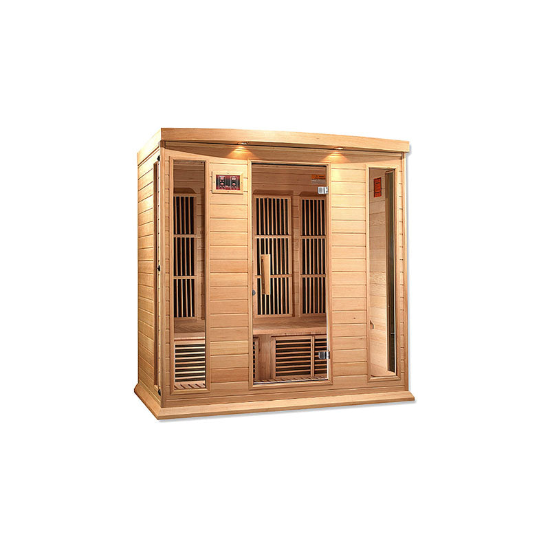 Golden Designs Maxxus 4-Person Low EMF FAR Infrared Sauna – Model MX-K406-01