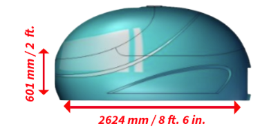 Dreampod Vmax Float Pod – Oversized Float Tank for Athletes, Larger Users & Accessibility Needs