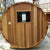 Dundalk LeisureCraft Knotty Cedar Barrel Sauna