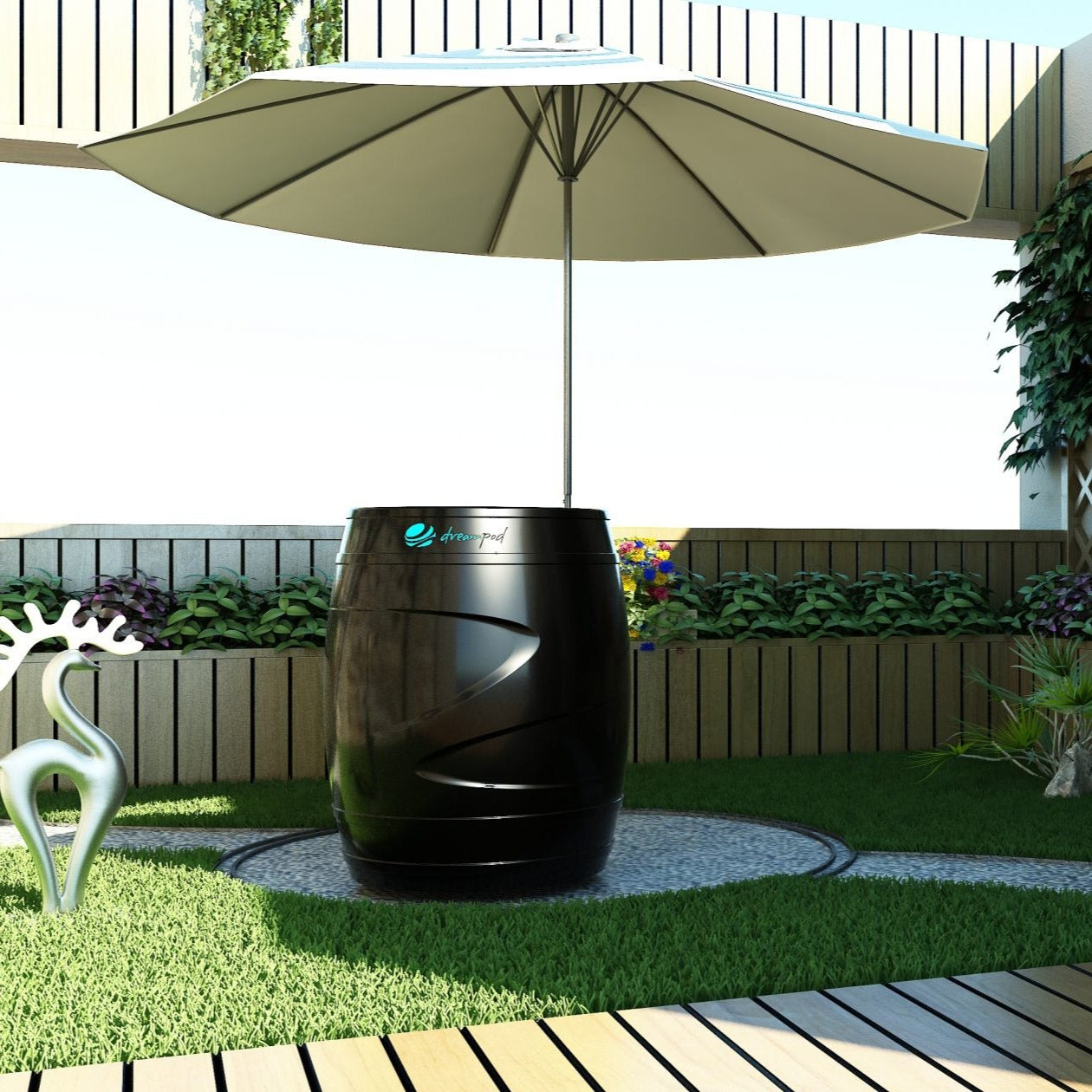 Dreampod Cold Plunge Barrel with Chiller – Compact, Insulated Ice Bath for Home Recovery