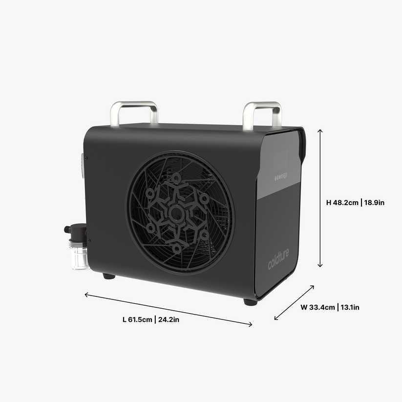 Coldture The Barrel + Chiller Pro Bundle – All-in-One Cold Plunge System with Smart Temperature Control