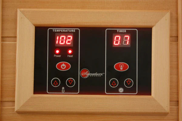 Golden Designs Maxxus “Avignon” 3-Person Corner Infrared Sauna – Near Zero EMF, Red Cedar