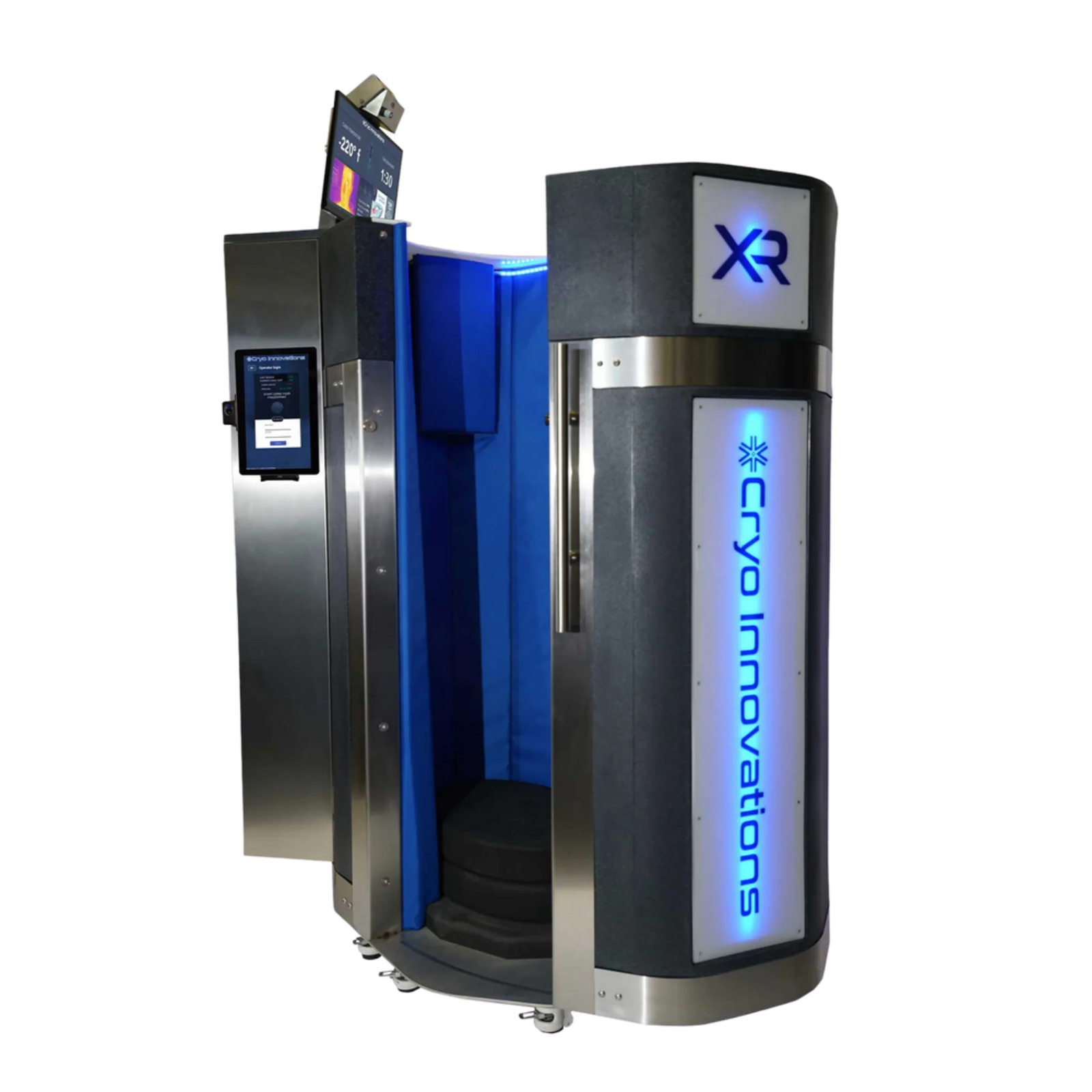 Cryo Innovations XR Cryo Chamber Lite – chamber with the door open