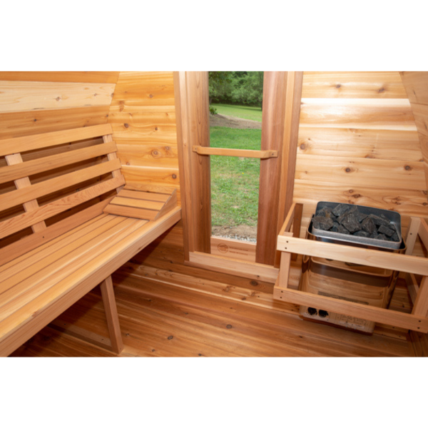 Dundalk LeisureCraft Clear Cedar Mini POD 2-4 Person Sauna
