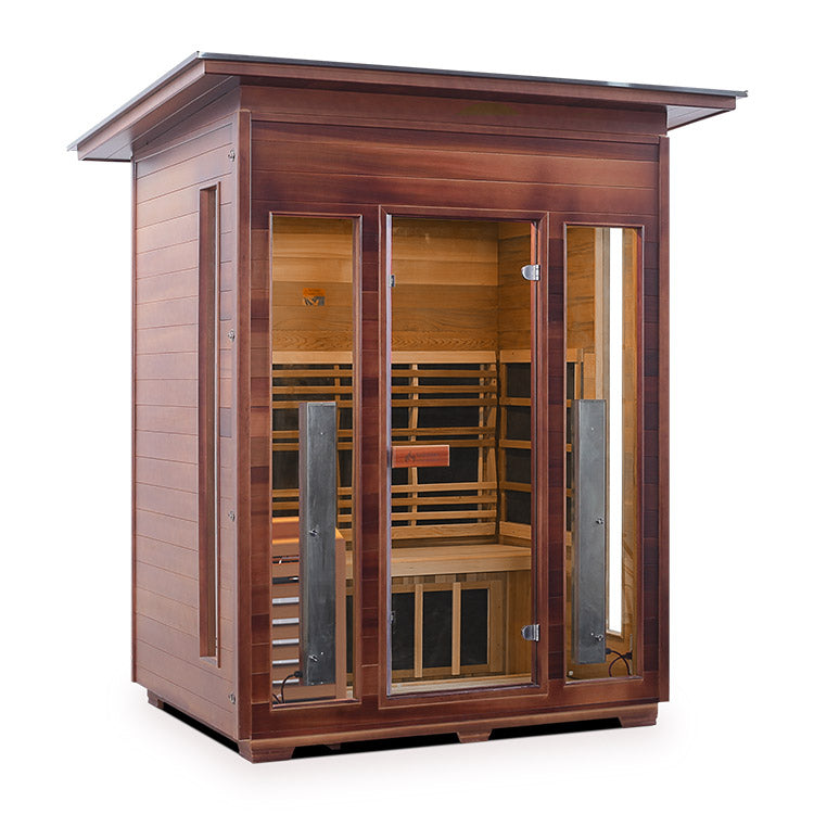Enlighten Diamond 3-Person Hybrid Infrared/Traditional Sauna