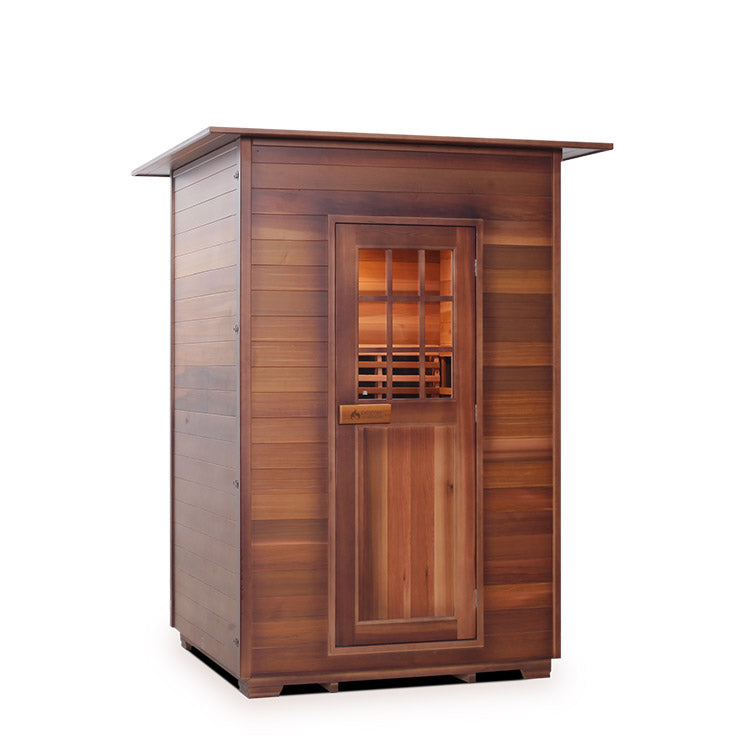 Enlighten Sauna MoonLight 2-person traditional sauna, indoor model