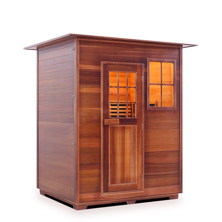 Enlighten Sauna MoonLight 3-person traditional sauna, indoor model