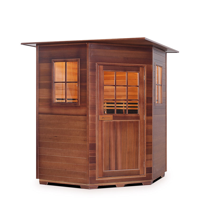 Enlighten MoonLight 4-Person Corner Traditional Indoor Sauna