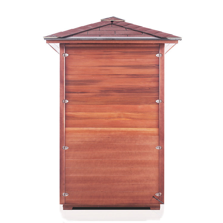 Enlighten Rustic 2-Person Full Spectrum Infrared Sauna