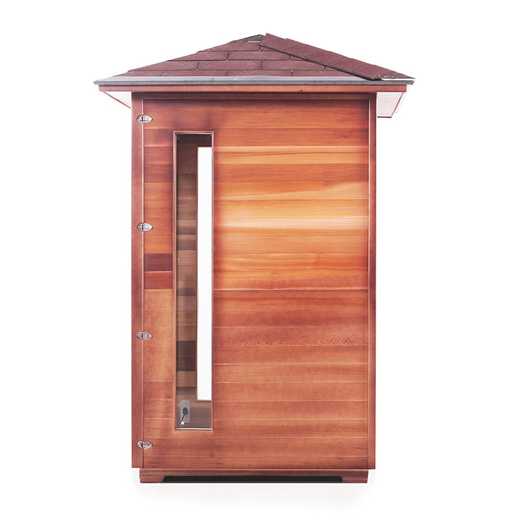 Enlighten Rustic 2-Person Full Spectrum Infrared Sauna