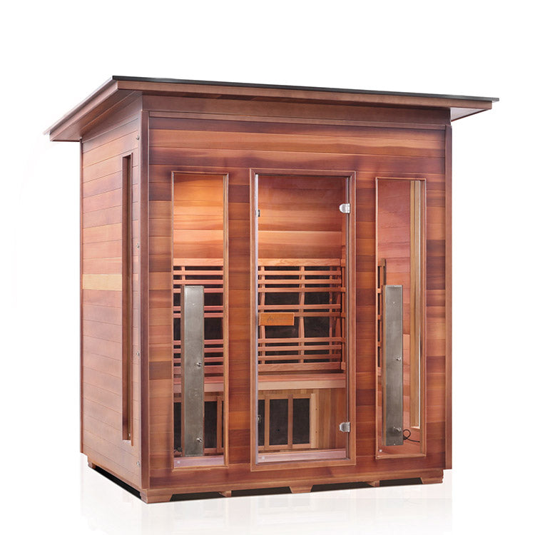 Enlighten Sauna Rustic 3 Full Spectrum Infrared Sauna