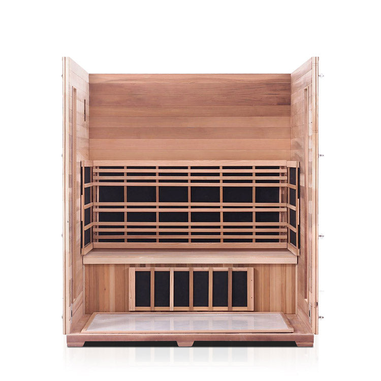 Enlighten Rustic 4-Person Full Spectrum Infrared Sauna