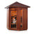 Enlighten Rustic 4-Person Corner Full Spectrum Infrared Sauna