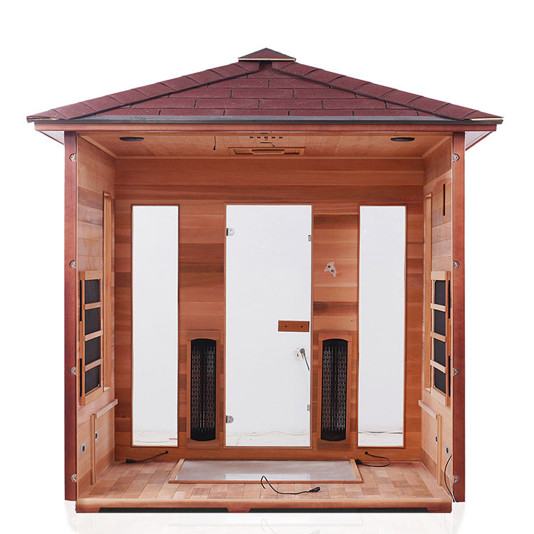 Enlighten Rustic 5-Person Full Spectrum Infrared Sauna