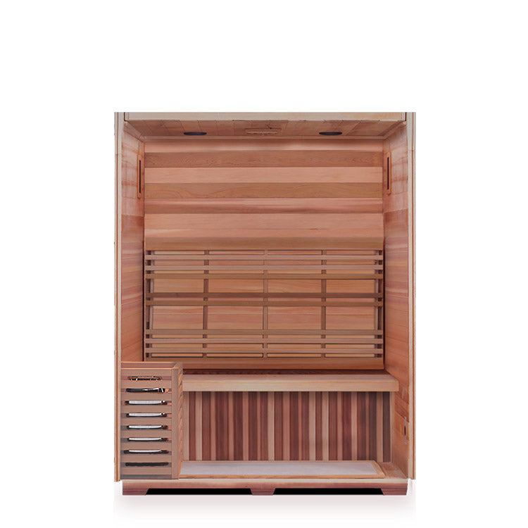 Enlighten Sapphire 3-Person Hybrid Infrared/Traditional Sauna