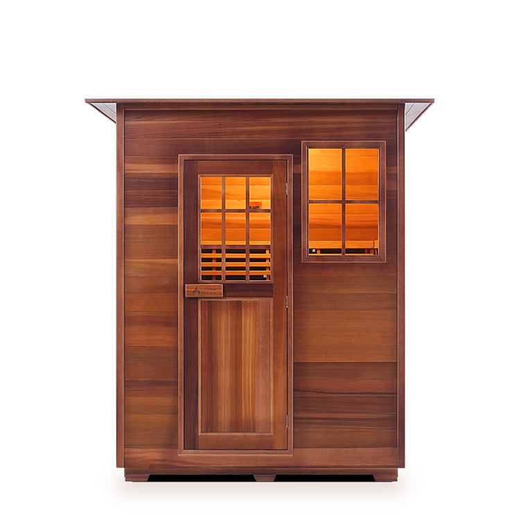 Enlighten Sapphire 3-Person Hybrid Infrared/Traditional Sauna