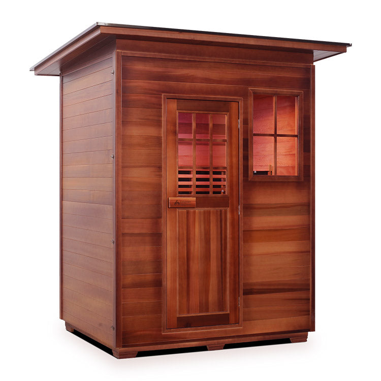 Enlighten Sapphire 3-Person Hybrid Infrared/Traditional Sauna