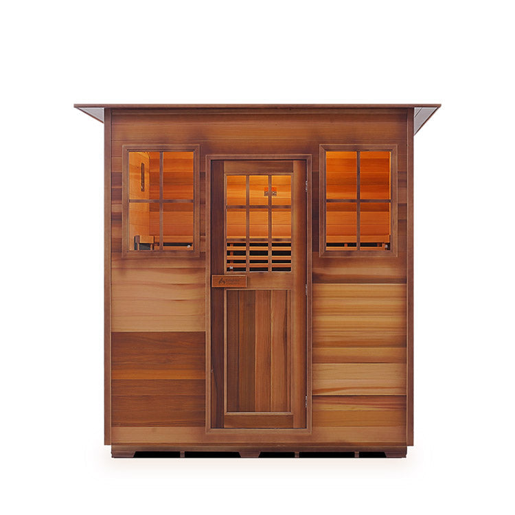 Enlighten Sapphire 4-Person Hybrid Infrared/Traditional Sauna