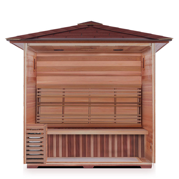 Enlighten Sapphire 4-Person Hybrid Infrared/Traditional Sauna