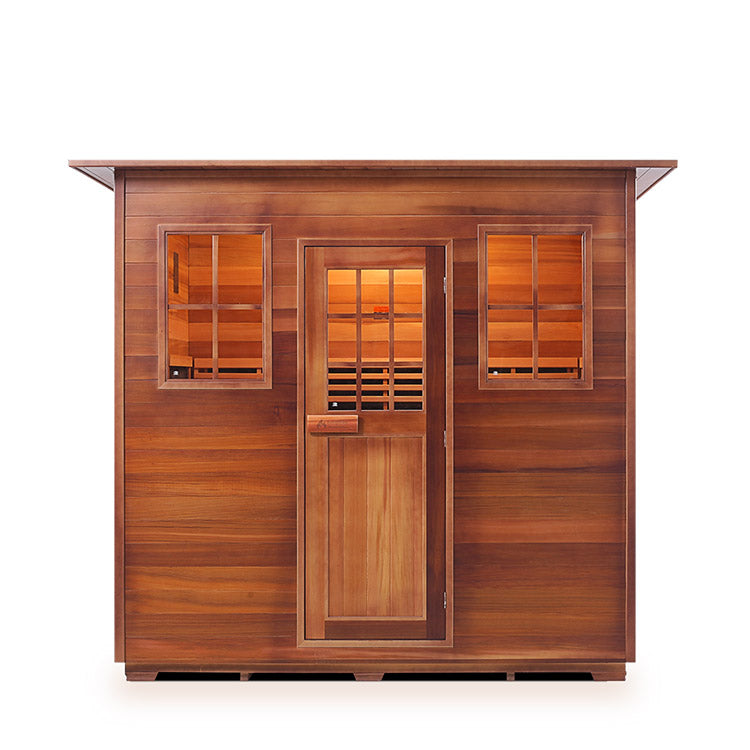 Enlighten Sapphire 5-Person Hybrid Infrared/Traditional Sauna