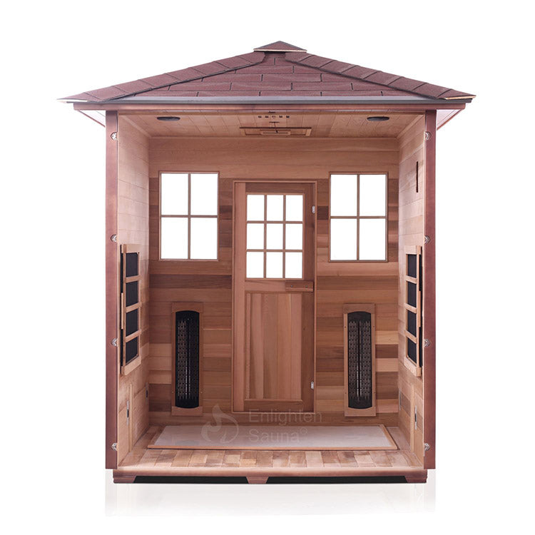 Enlighten Sierra 4-Person Full Spectrum Outdoor Infrared Sauna