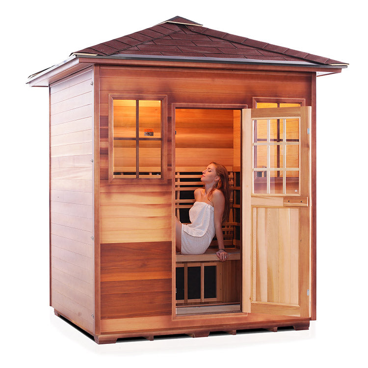 Enlighten Sierra 4-Person Full Spectrum Outdoor Infrared Sauna