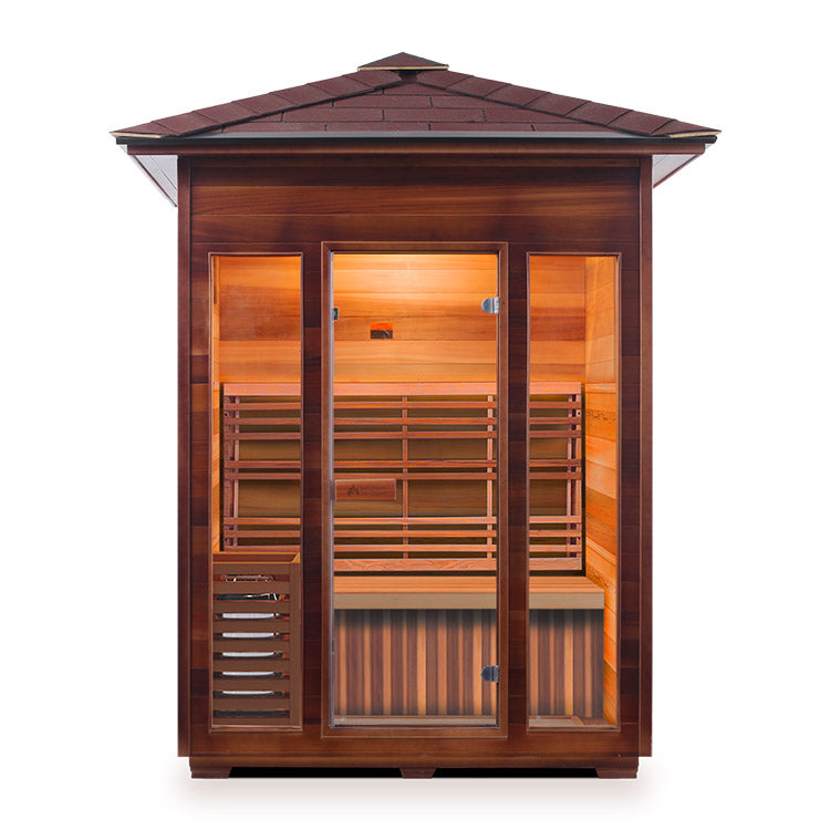 Enlighten SunRise 3-Person Traditional Dry Sauna