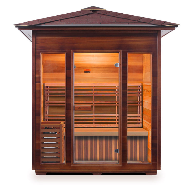 Enlighten SunRise 4-Person Traditional Indoor Sauna