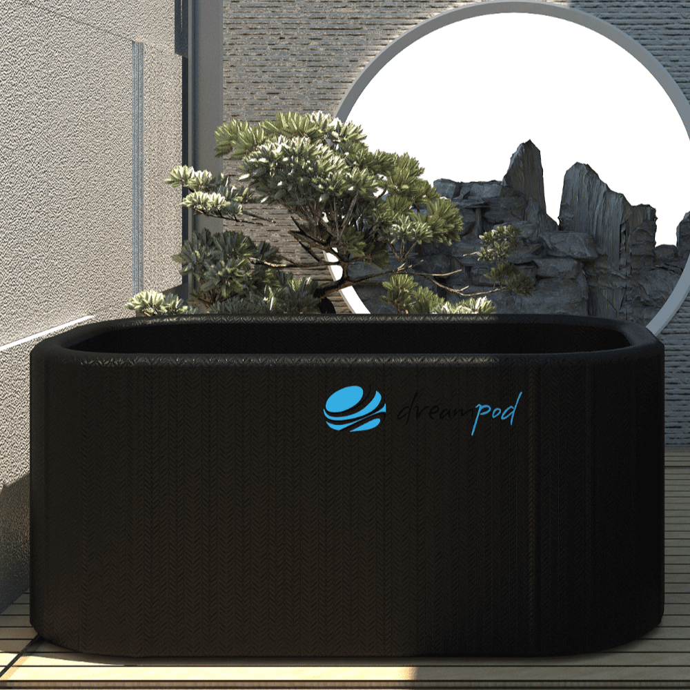 Dreampod Ice Bath Flex with Chiller – Portable Cold Plunge Tub for Recovery & Wellness