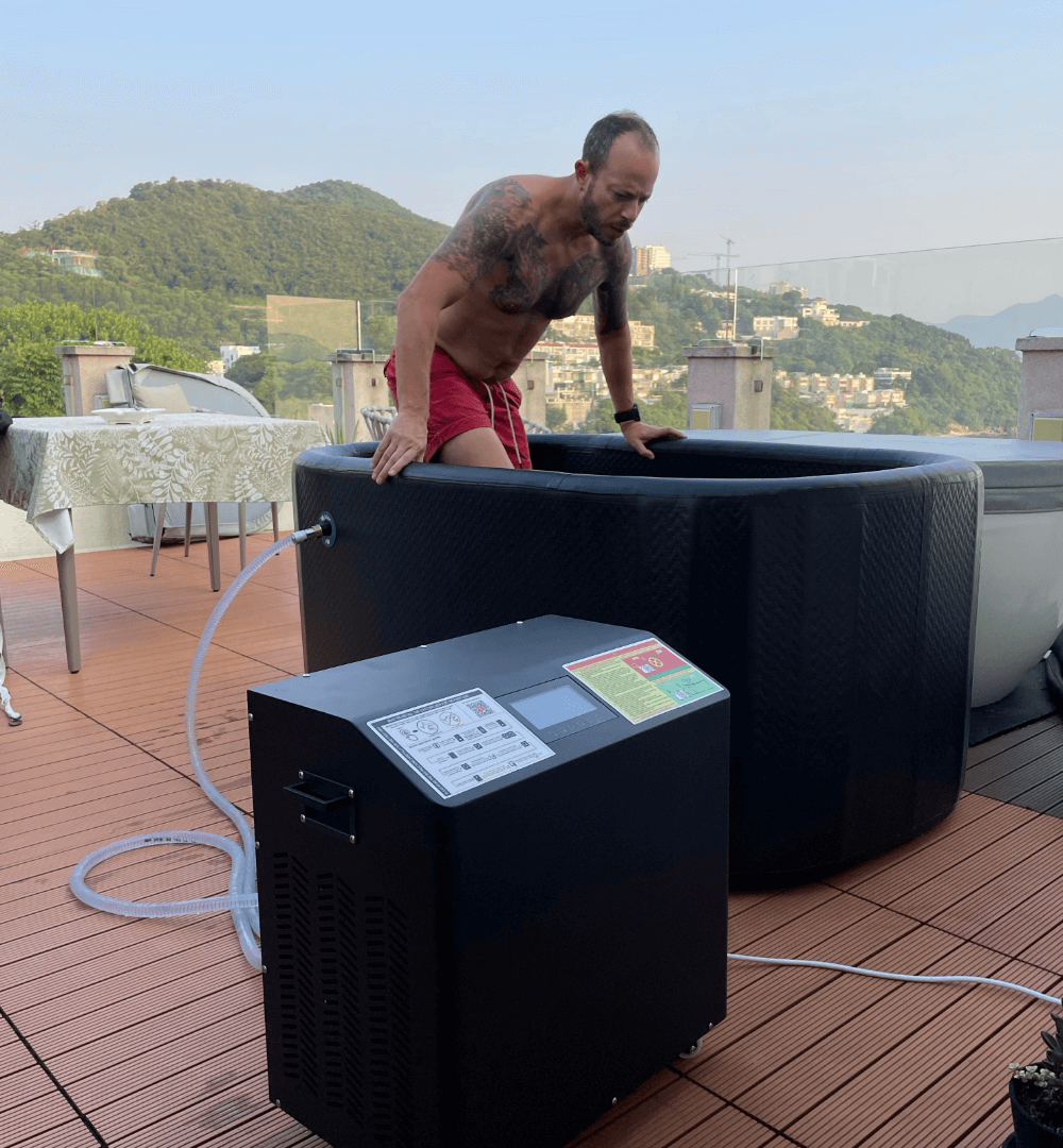 Dreampod Flex Ice Bath – Portable Cold Plunge Tub with Insulated Walls and Anti-Slip Base