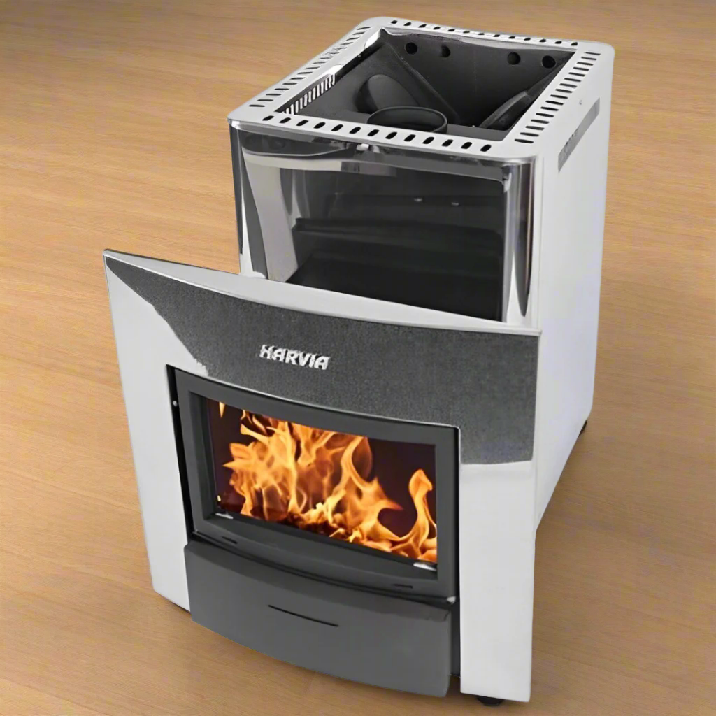 Harvia Pro 20 Duo 24.1kW wood-burning sauna stove