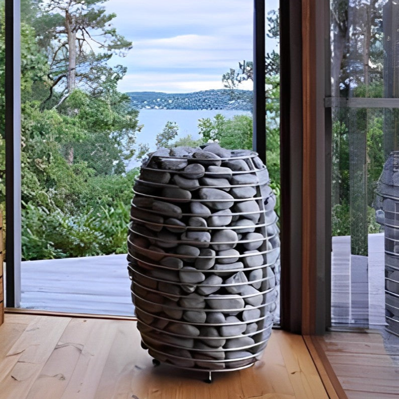HUUM Hive 12kW electric sauna heater, in sauna