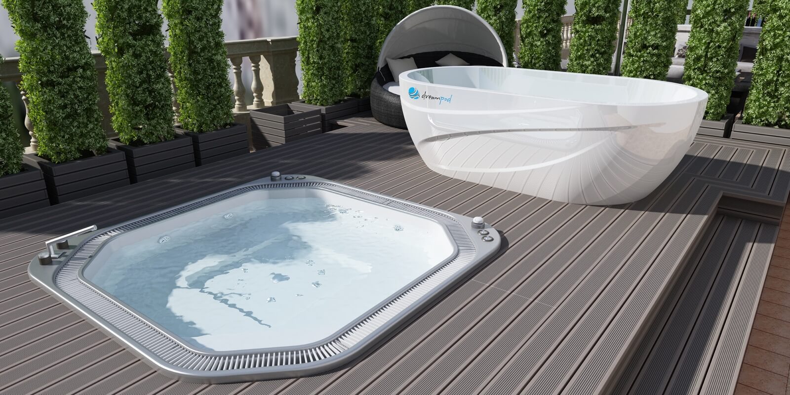 Dreampod Ice Bath with Chiller – High-Performance Cold Plunge System for Recovery & Wellness