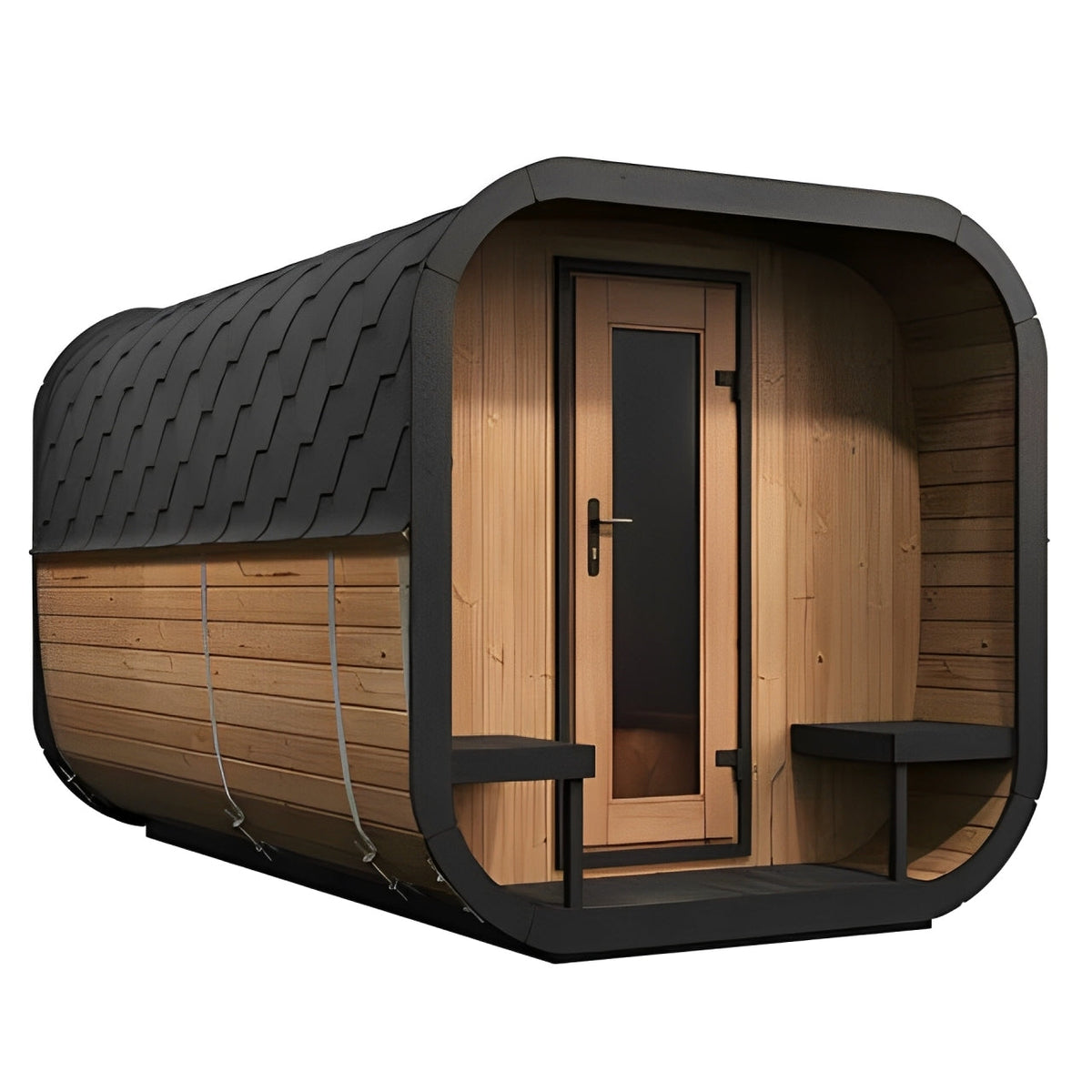 SaunaLife CL12GCP Outdoor DIY Sauna Suite