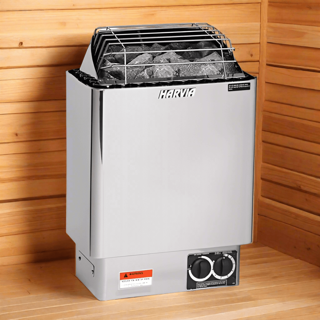 Harvia KIP60B 6kW Electric Sauna Heater with Built-in Controls