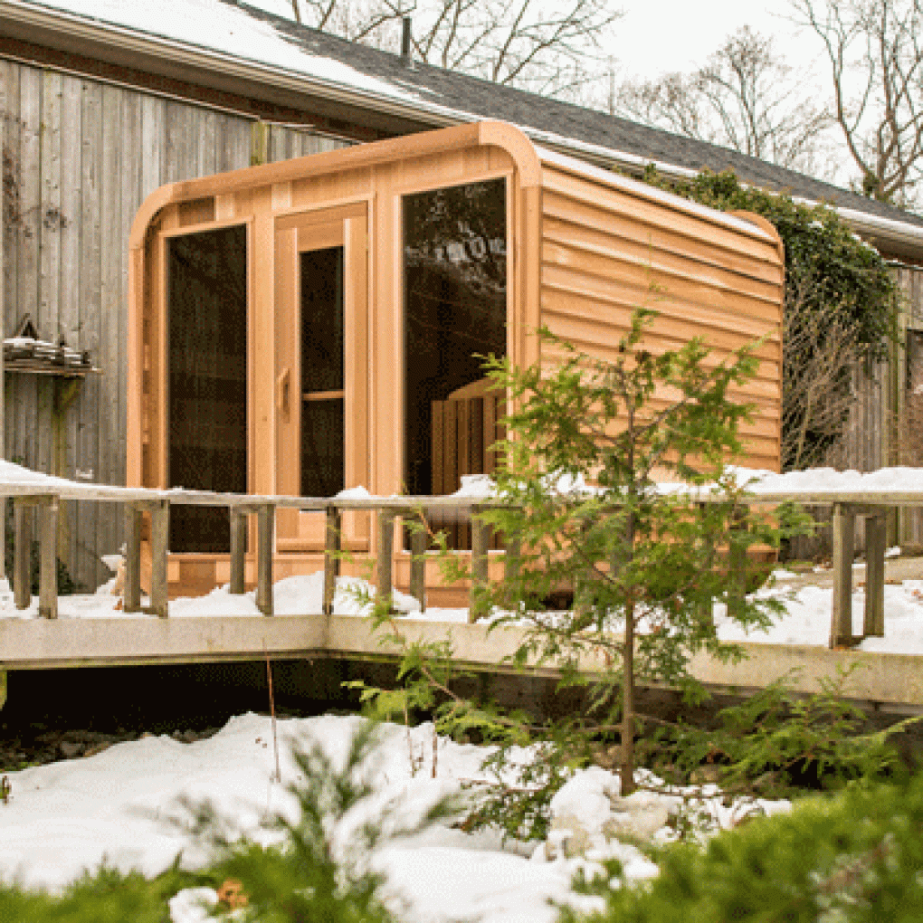 Dundalk Leisure Knotty Cedar Outdoor Luna Sauna