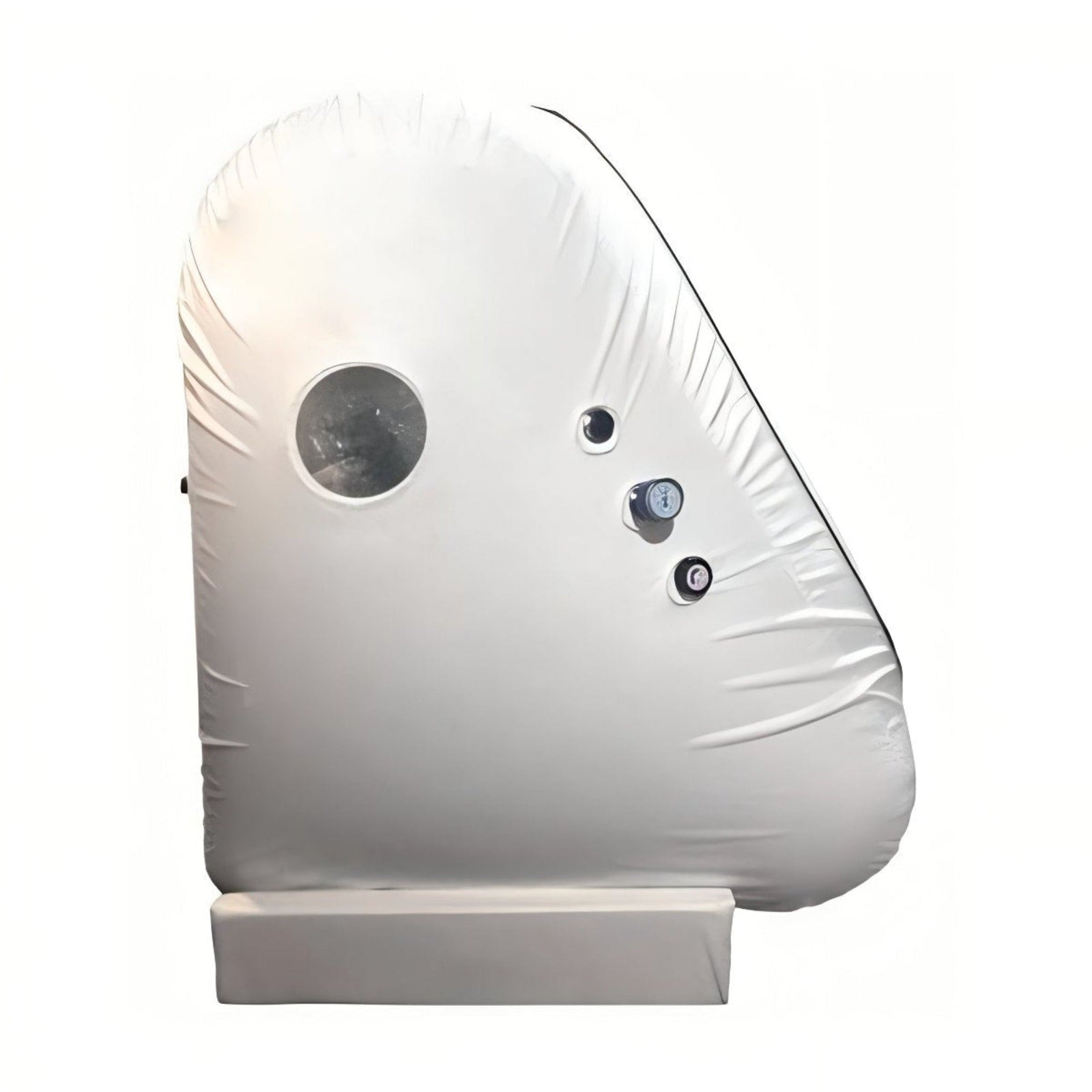 Macy-Pan L1 Sitting Hyperbaric Chamber – white chamber side view with window