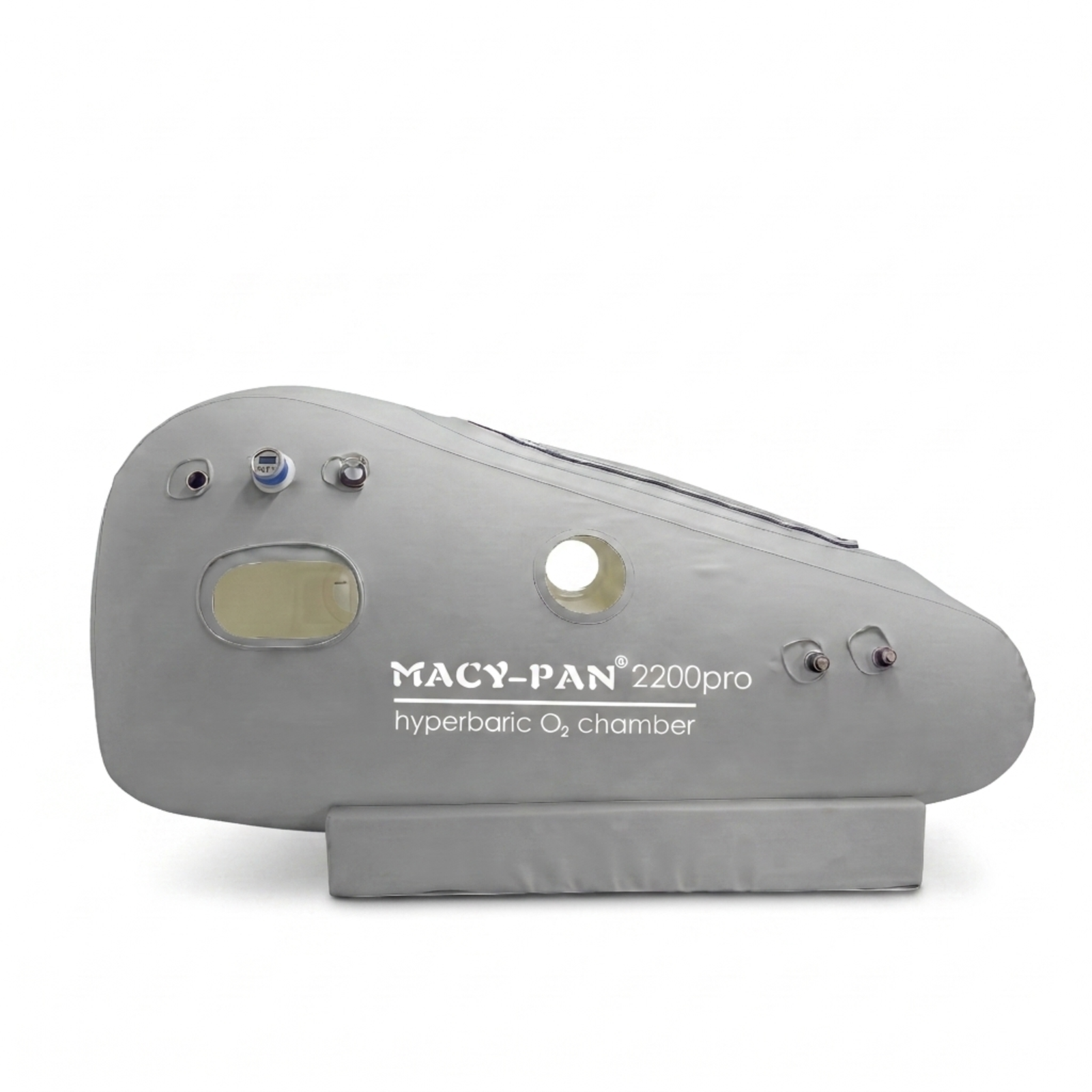 Macy-Pan ST2200 Pro Two-Person Sitting Hyperbaric Chamber – gray chamber