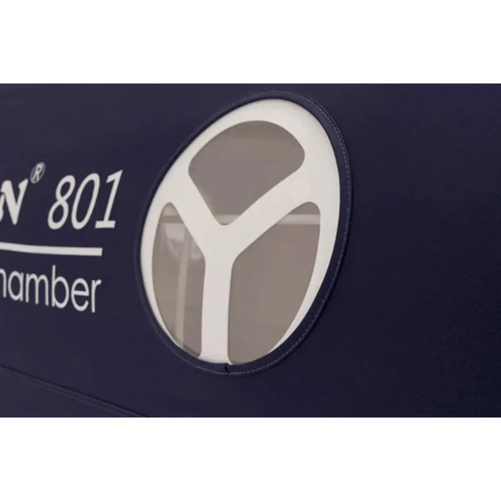 Macy-Pan ST801 Soft Lying Hyperbaric Chamber – close-up of the round window