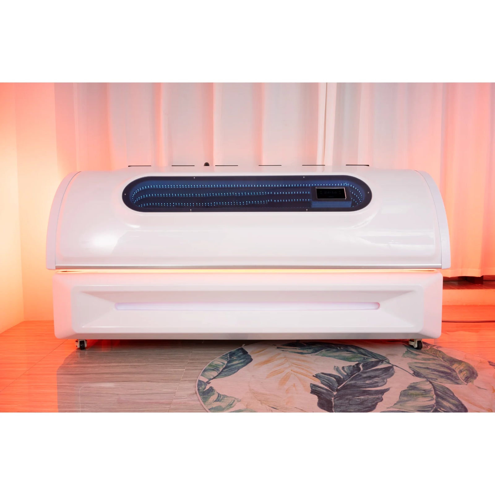 Merican M6N Plus Whole-Body Red Light Therapy Bed – white bed closed front view