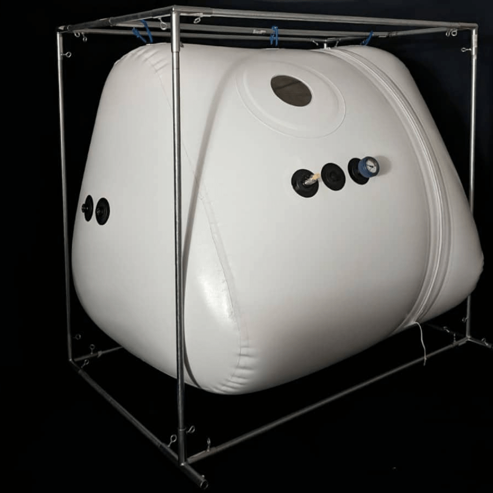 Newtowne C4-Tent Walk-In Hyperbaric Chamber – tent chamber on a steel frame
