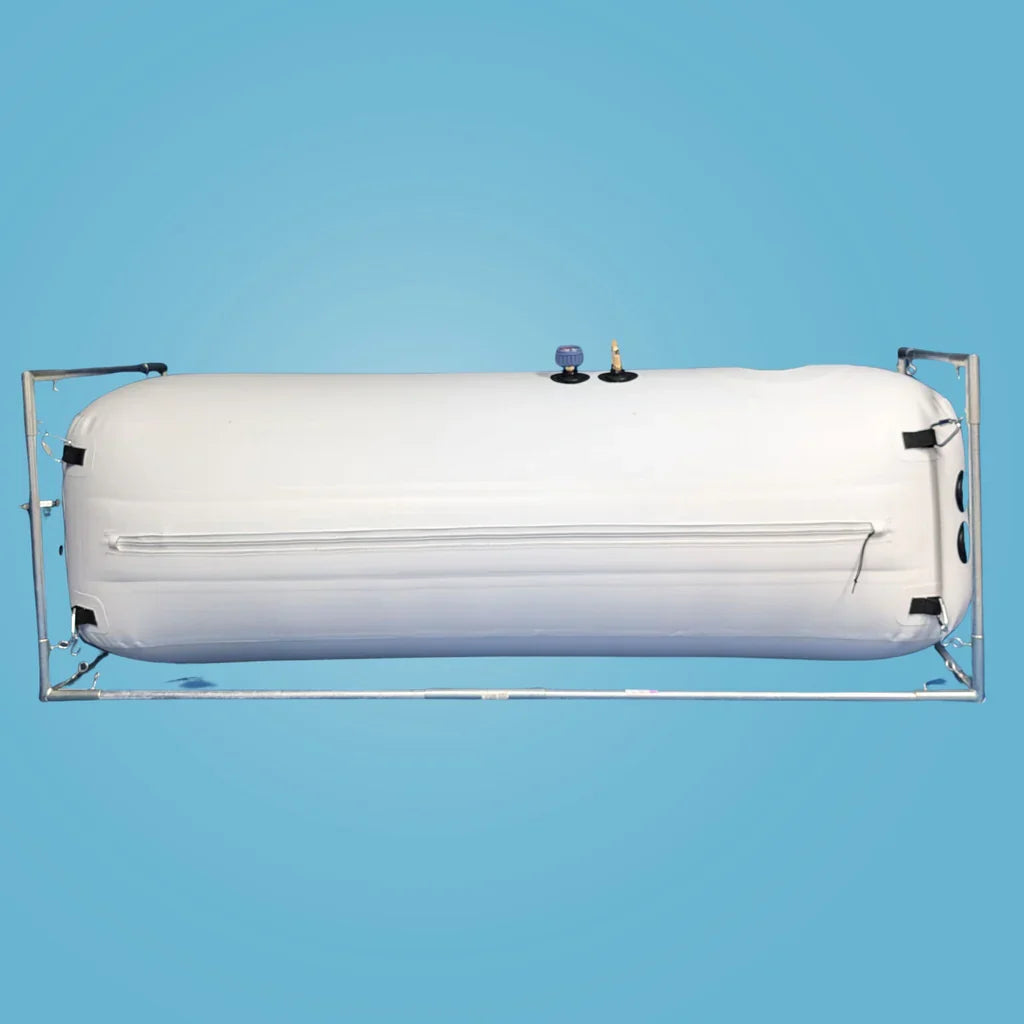 Newtowne Hyperbarics C4-27 Home Hyperbaric Chamber – chamber with a closed zipper