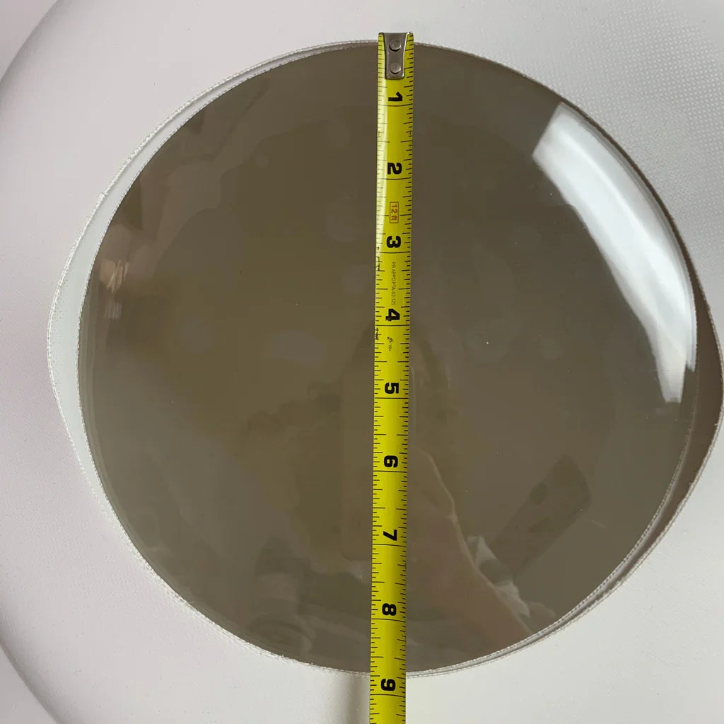 Newtowne Hyperbarics C4-27 Home Hyperbaric Chamber – viewing window with a tape measure