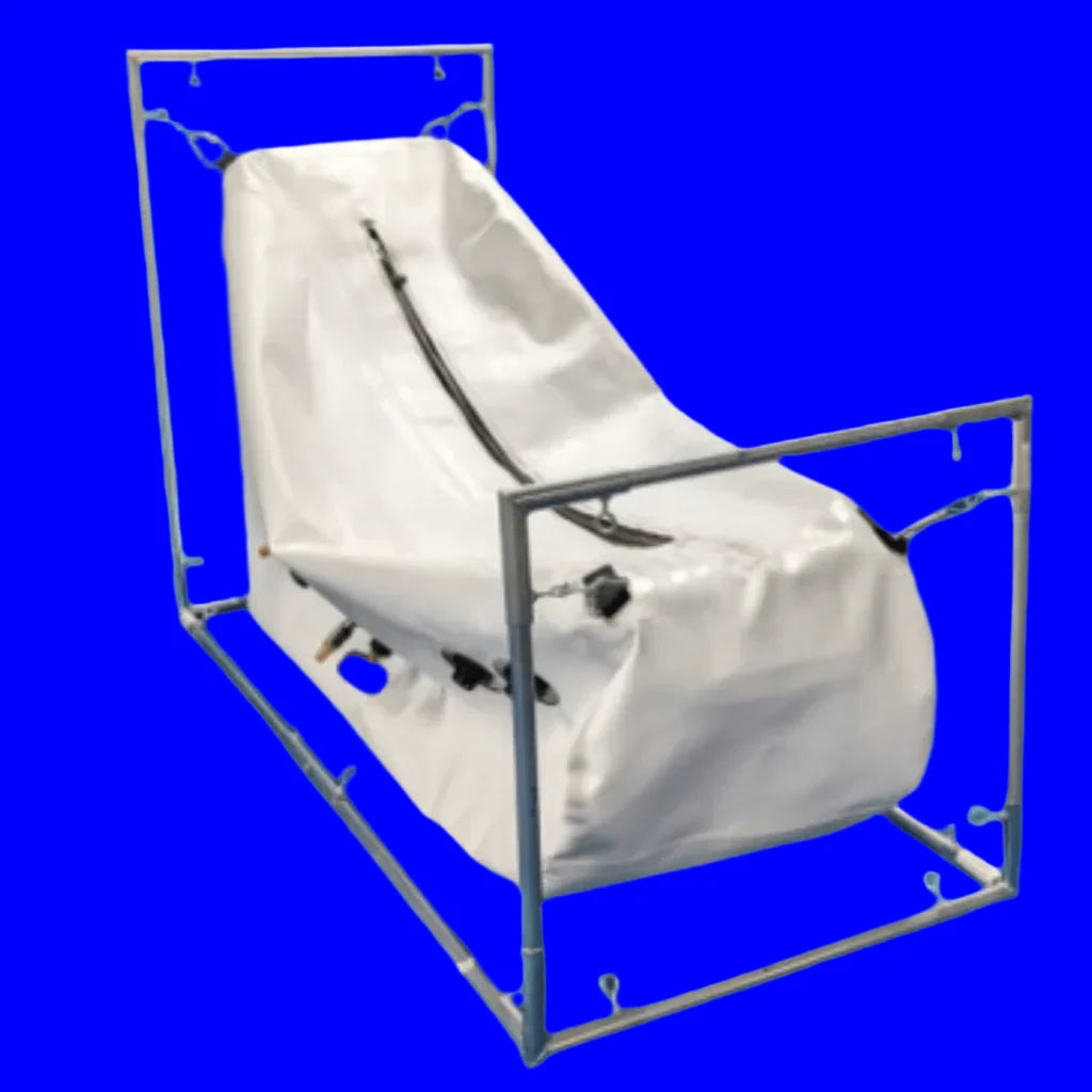 Newtowne Long Shoe Hyperbaric Chamber – chamber with the entry closed