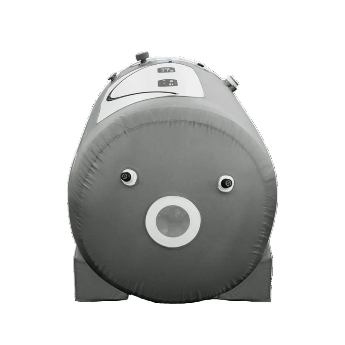 OxyRevo Apex32 Portable Soft Hyperbaric Chamber – end view with round window