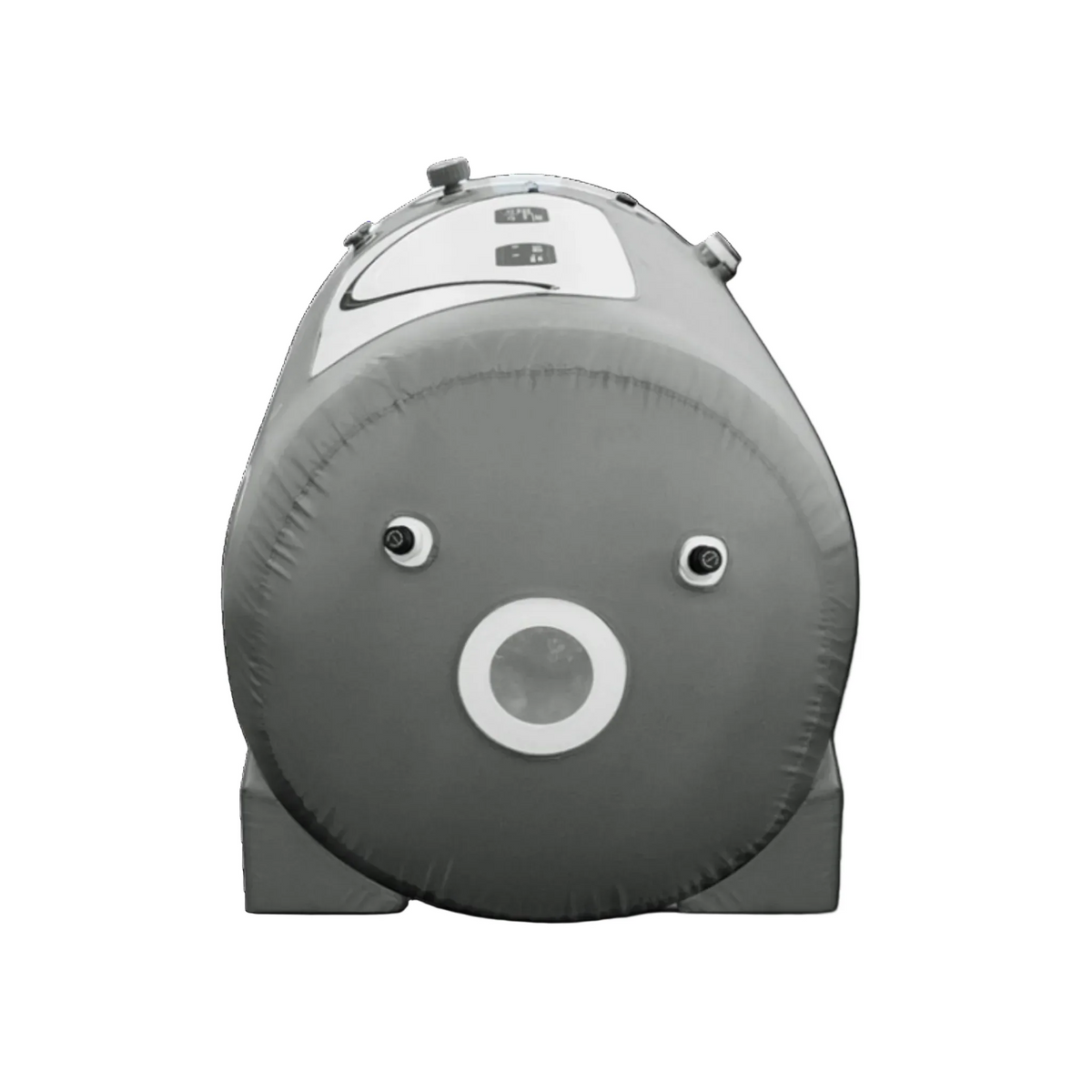 OxyRevo Apex36 Portable Soft Hyperbaric Chamber – end view with round window
