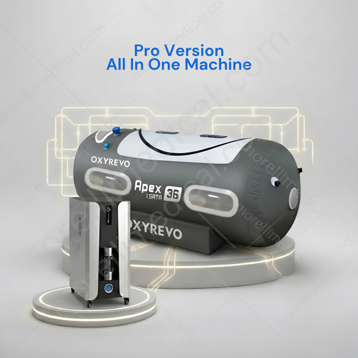 OxyRevo Apex36 Portable Soft Hyperbaric Chamber – pro all-in-one machine