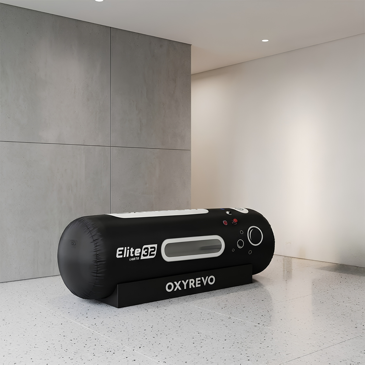 OxyRevo Elite32 Portable Soft Hyperbaric Chamber – black chamber