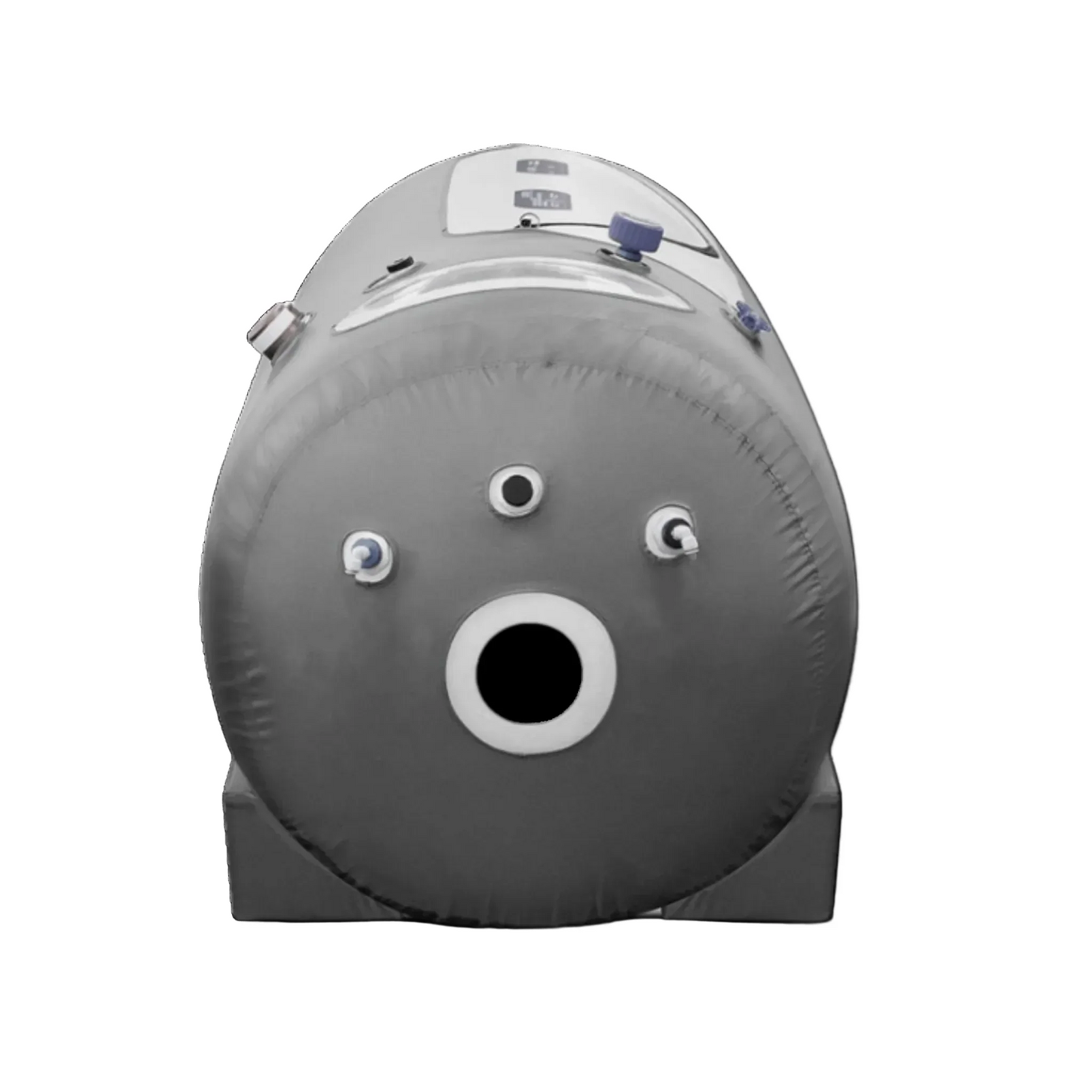 OxyRevo Elite32 Portable Soft Hyperbaric Chamber – end view with round door
