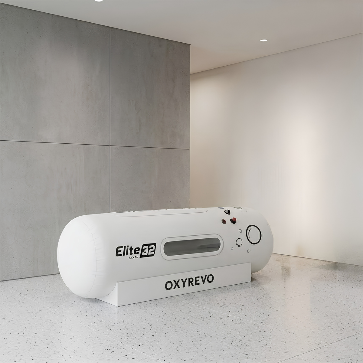 OxyRevo Elite32 Portable Soft Hyperbaric Chamber – white chamber